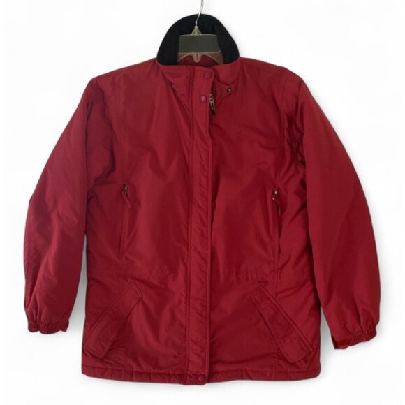 L.L. Bean Ladies Insulated Coat Size M Red 0 HJ35 - Picture 1 of 5